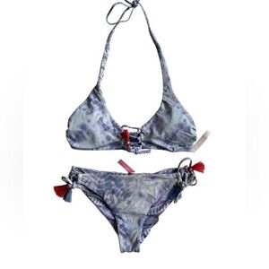 Victoria's Secret Blue reversible Bikini Swimwear